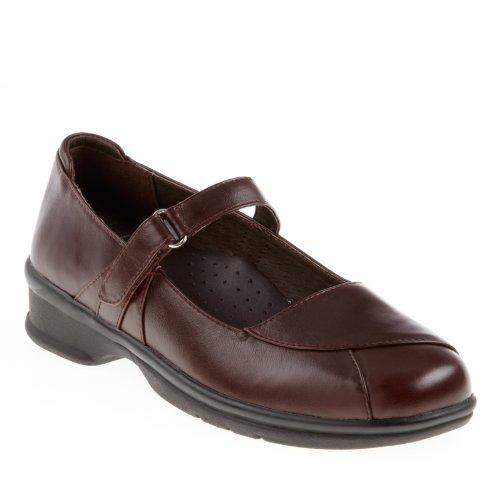 Propet Women s Mary Jo Walker Slides Black Leather 7.5 XW