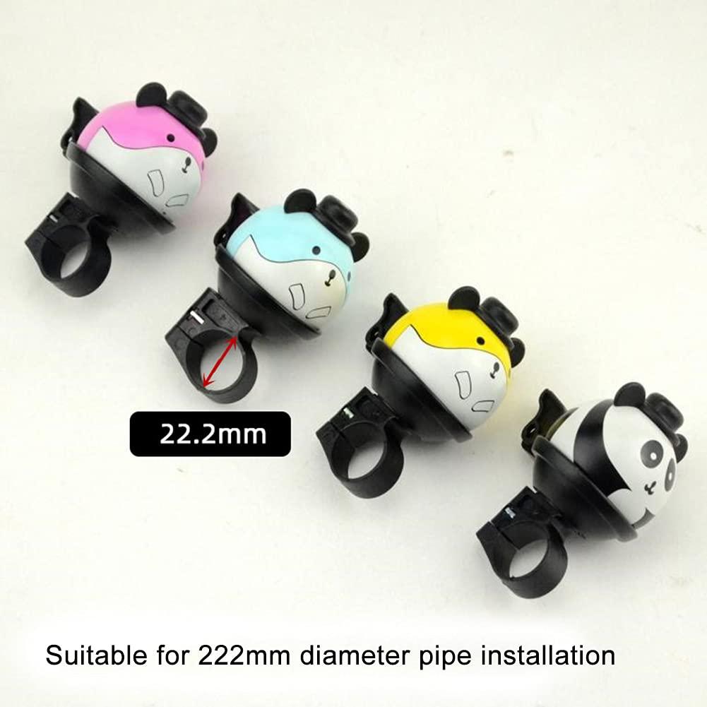 ihreesy ihreesy Children\'s Bicycle Bell,Cartoon Cycling Bell 360 Rotatable 22.2mm Handlebar Bicycle Bell Clear Sound Cute Bike Horn Ring Ball Accessories for Adult Kid Boy Girl,Blue