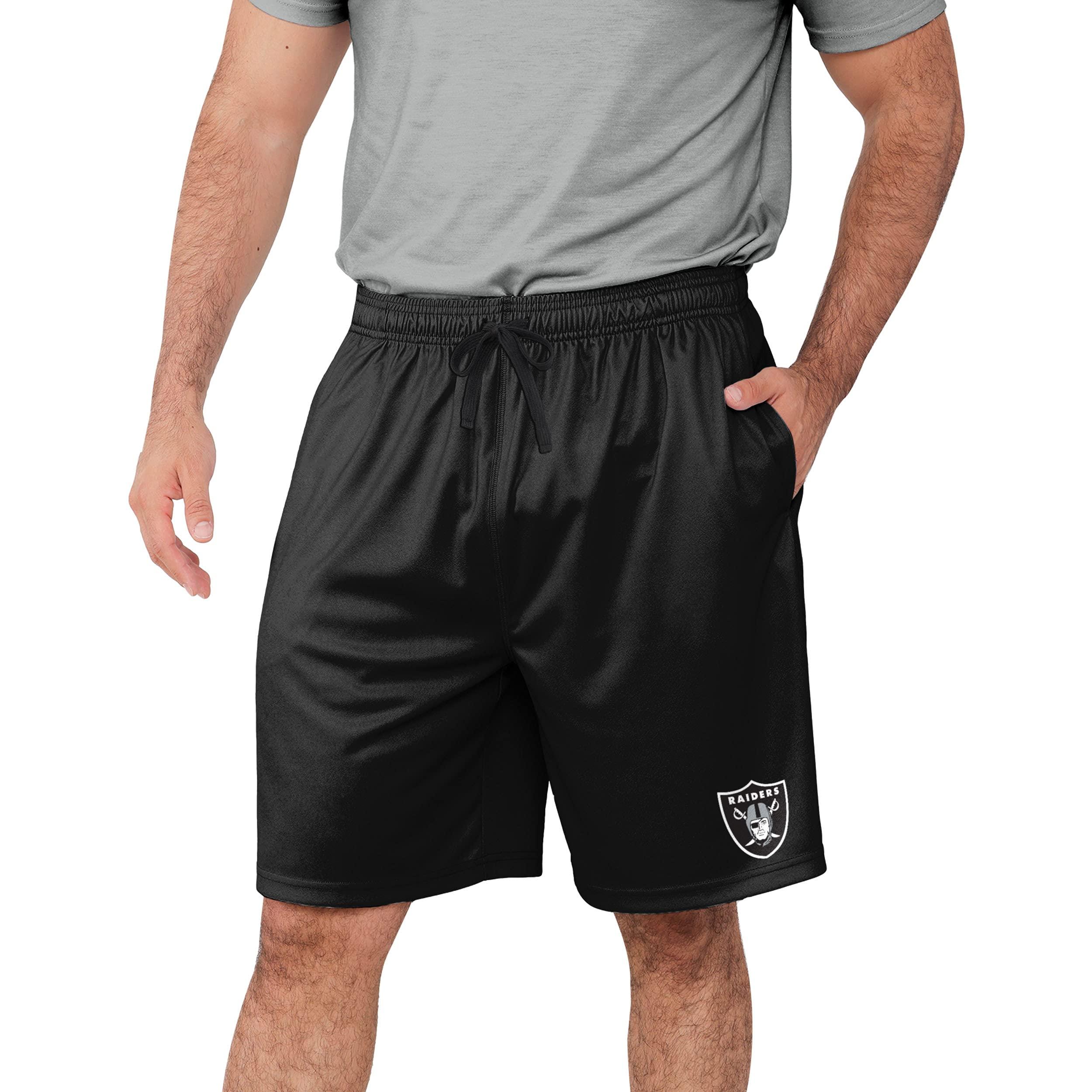 FOCO FOCO Las Vegas Raiders NFL Mens Team Workout Training Shorts - M