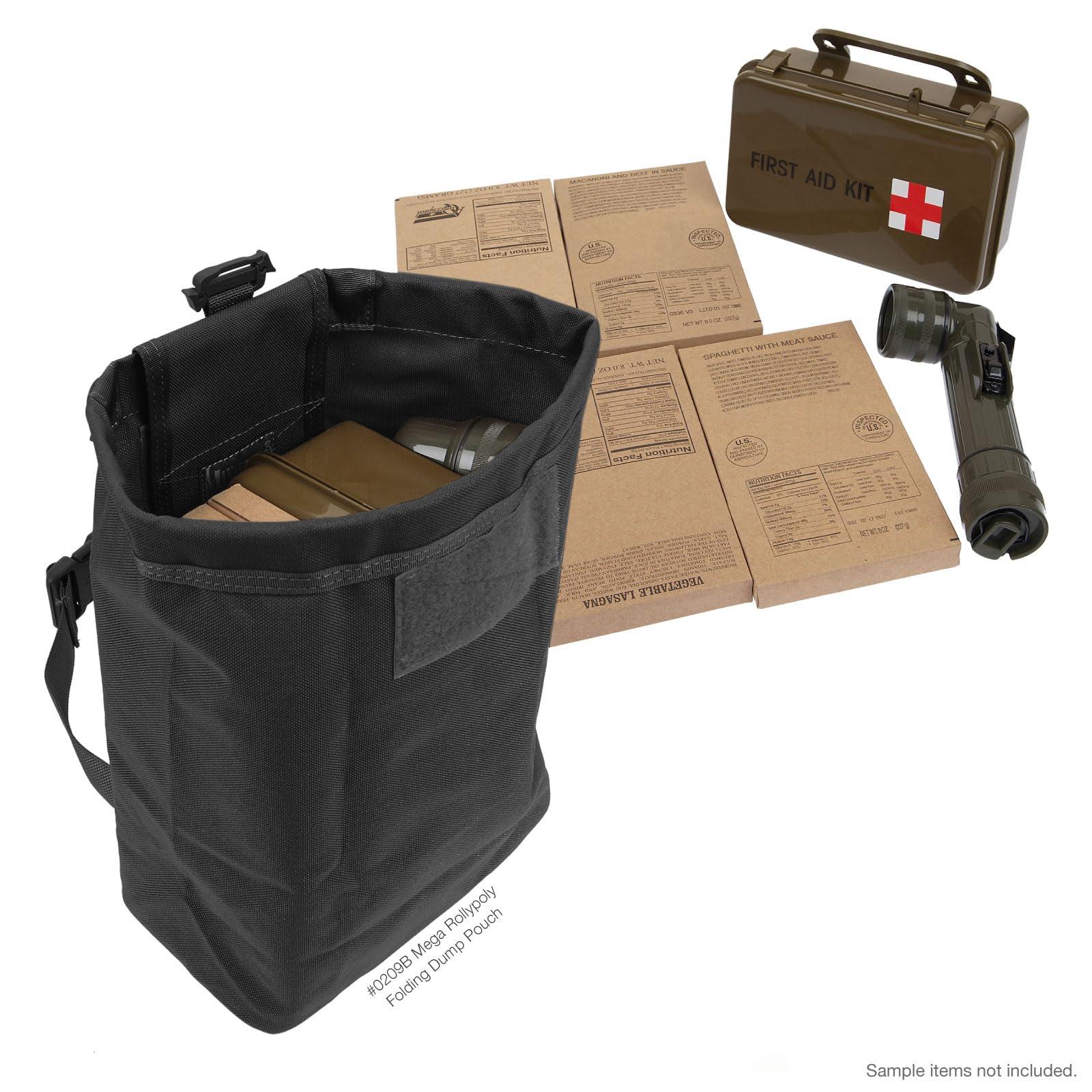 Maxpedition Maxpedition Mega Rollypoly Folding Dump Pouch (Black)