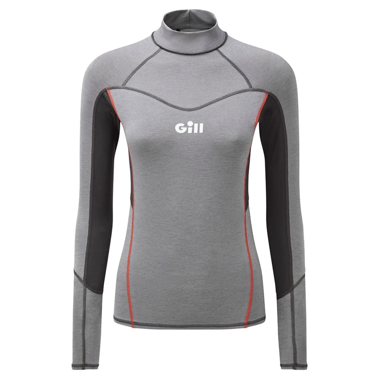 Gill Gill Womens Long Sleeve Eco Pro Sustainable Rash Guard Vest 50+ UV Sun Protection Water Sports Surfing Paddle Board Kayaking