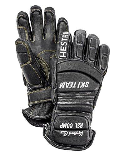 Hestra Hestra Unisex RSL Comp Vertical Cut 5-Finger Glove I Windproof, Insulated Alpine Racing Gloves - Black - 8