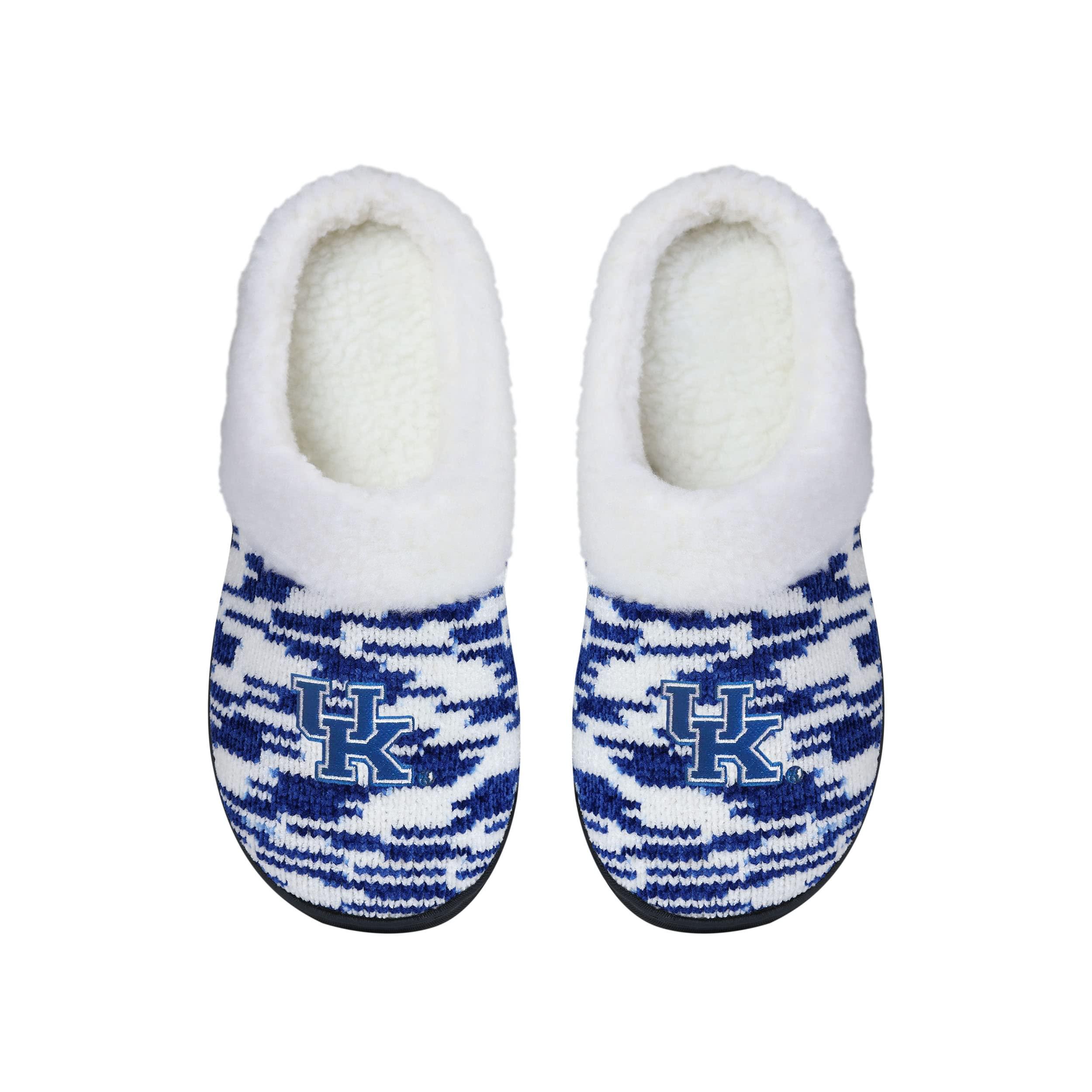 FOCO FOCO Women\'s NCAA Sherpa Lined Colorblend Cup Sole Slippers, Team Color, 9-2374