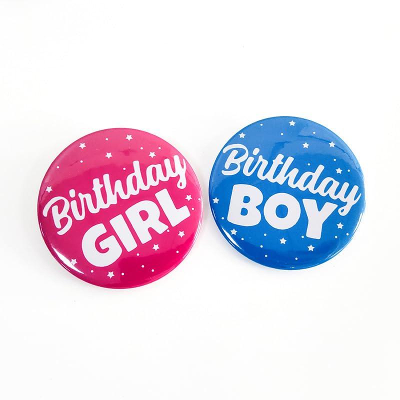 XAM It's My Birthday Button Happy Birthday Badge Pins,Women or Men Birthday Badges Party Decorations Accessories-K