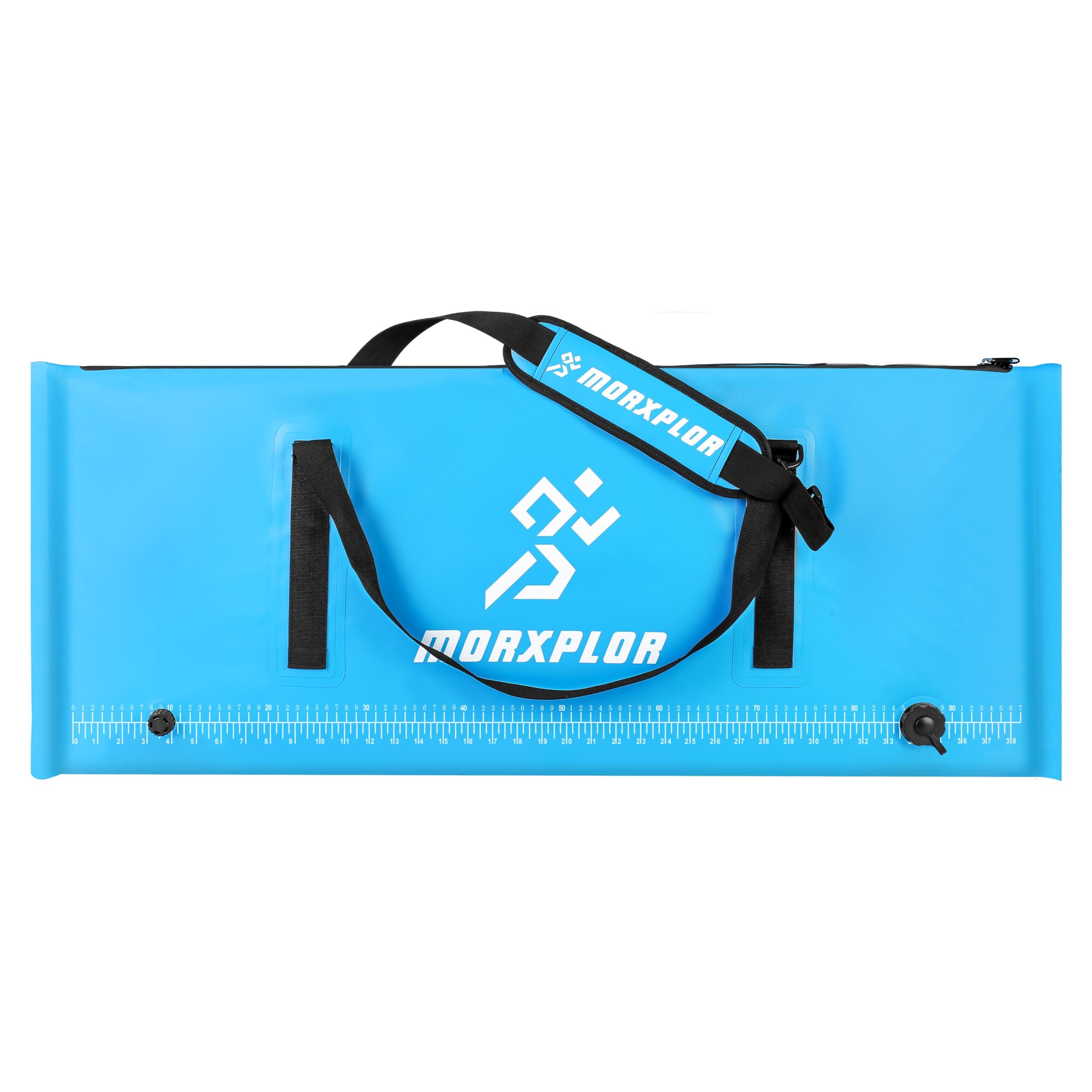 MORXPLOR MORXPLOR Insulated Fish Cooler Bag for Fishing 40x17 47x17Inches,Insulated Fish Kill Bag with Drain Valve,Large Cooler Bag,Food Delivery Bags,Reusable Grocery Bags