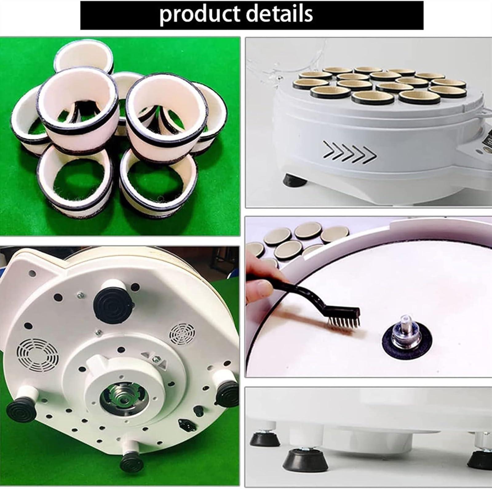 Taygate Billiard Cleaning Machine Snooker Billiard Cleaning Machine, Pool Ball Polishing Cleaning Machine, 16 Balls Snooker Clean Bulletproof Ballistic, Pool Ball Cleaner Suitable for Billiards Ball Set Snook