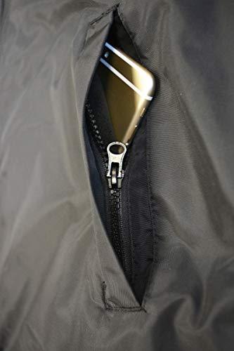 Adoretex Adoretex Unisex Swim Parka Water Resistant Warm Coat Water Sports Swim Parka for Adults & Kids-PK005-Royal/Black-AM