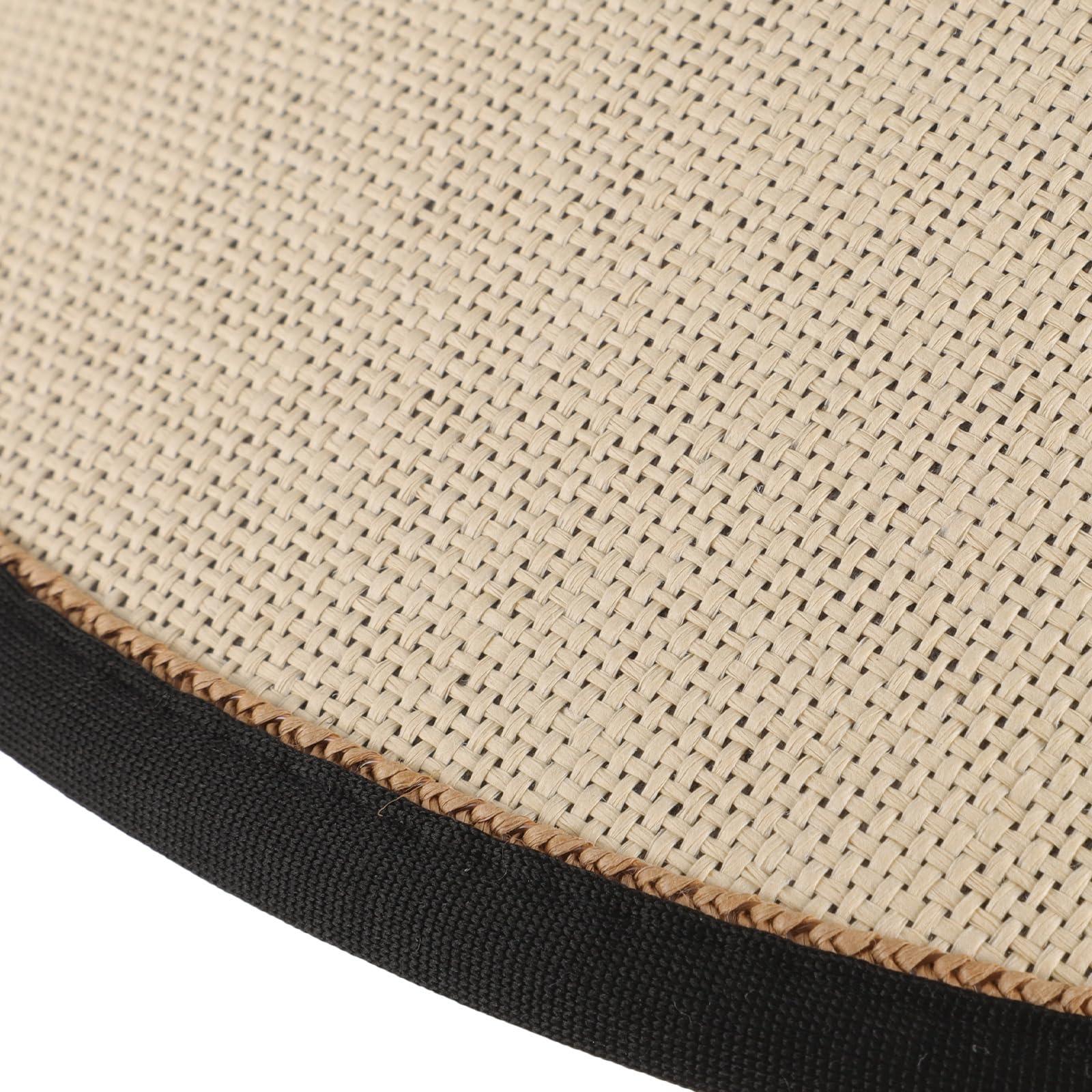 WRITWAA Packable Straw Sun Hat for Women - Wide Brim Uv Protection Visor, Foldable Beach Hat for Summer Outdoor Activities