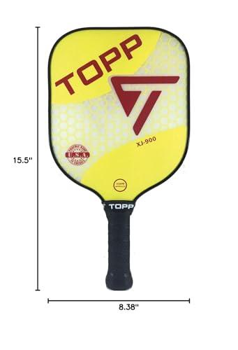 Topp Pickleball Topp Pickleball Paddle XJ 900 Composite (Yellow/Red)