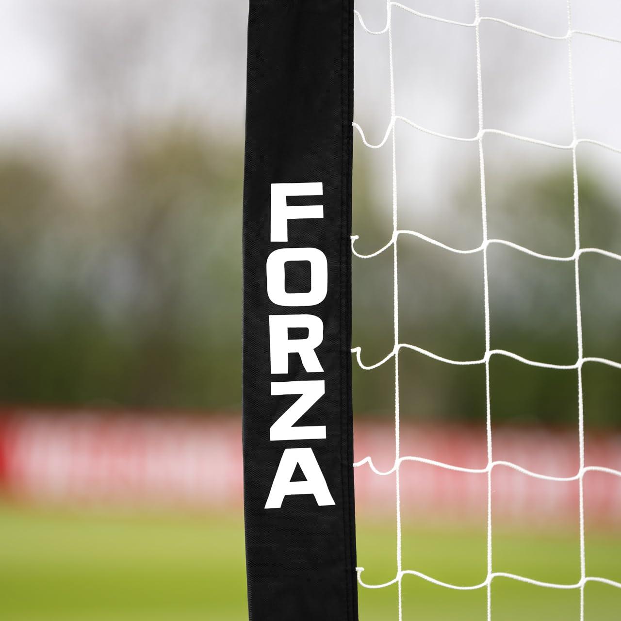FORZA FORZA Proflex Flat Soccer Goal [4 Size Options] Portable Soccer Goal Net | Pop Up and Play in Minutes! Optional Base Weights Included (Without Weights, 24ft x 8ft)