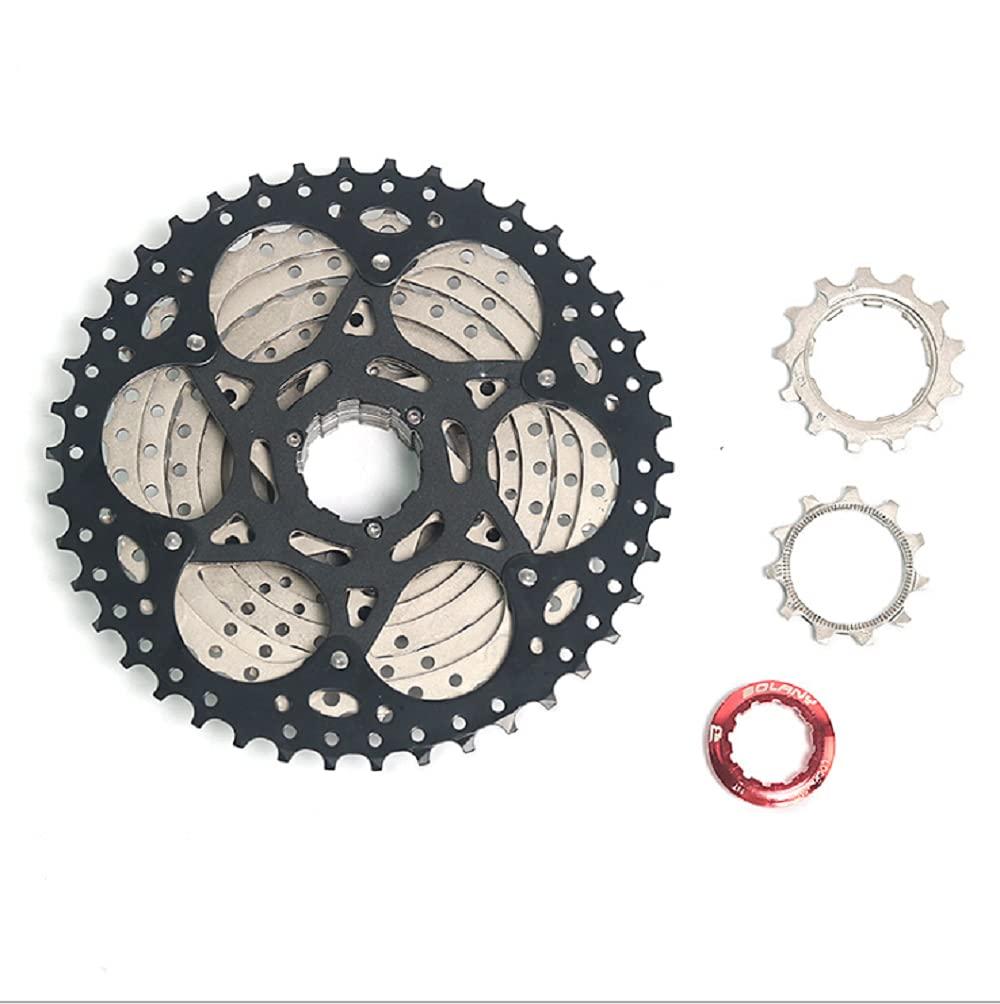 BOLANY BOLANY Bike 8/9/10 Speed Cassette 11-25T/32T/36T/40T/42T/46T/50T Fit for MTB Bike, Road Bicycle, Lightweight Freewheel, Compatible with Shimano SRAM Sunrace