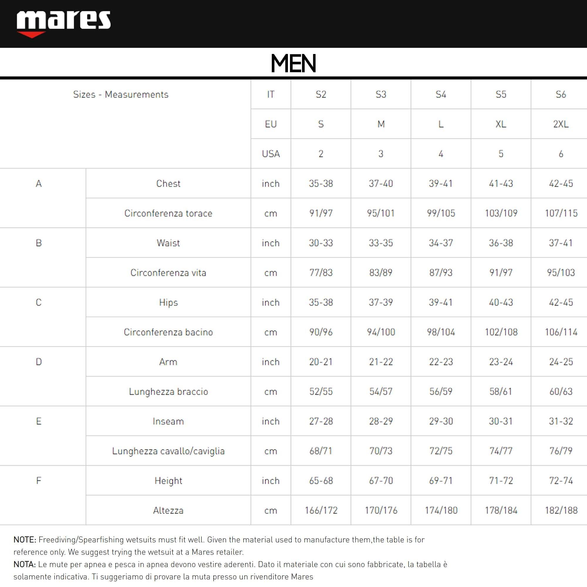 Mares Mares Men's Explorer Camo Black 5mm Neoprene Freediving Spearfishing Wetsuit Pants - Reinforced Knee Pads, Anatomical Design, S2