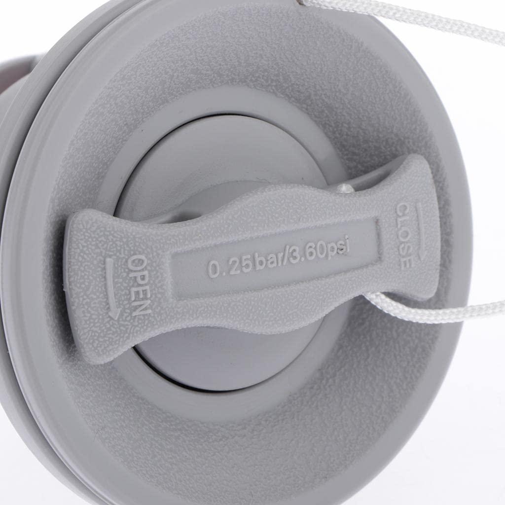 pistro pistro Double Lock Air Valve Part for Inflatable Boat Raft Inflatable Kayak Canoe - Gray