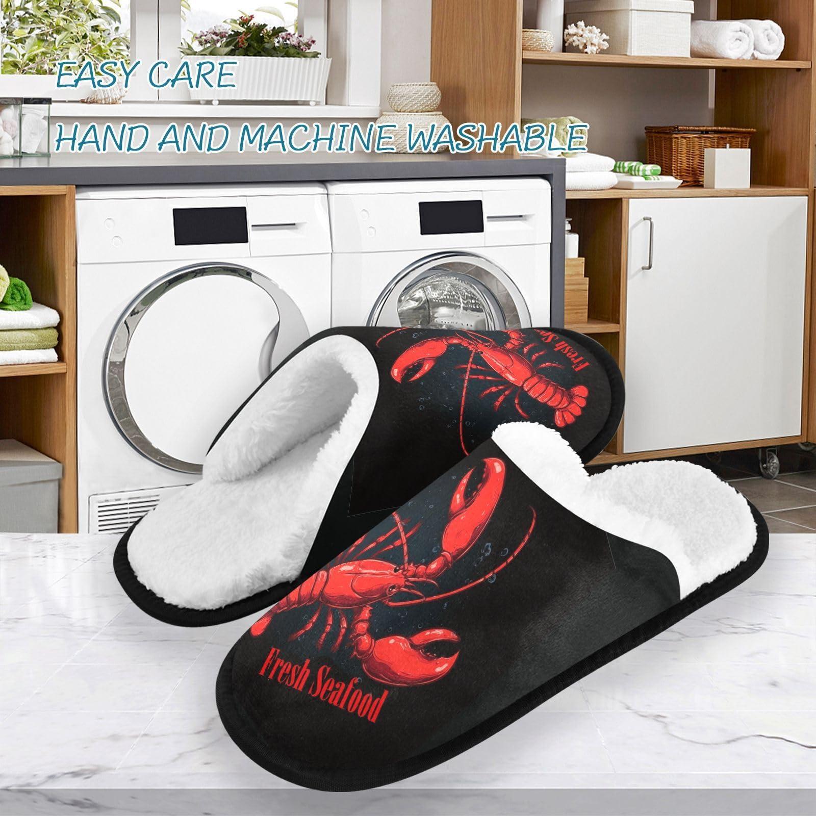Boccsty Boccsty Lobster Spa Slippers - Memory Foam Indoor/Outdoor Home Shoes for Men & Women