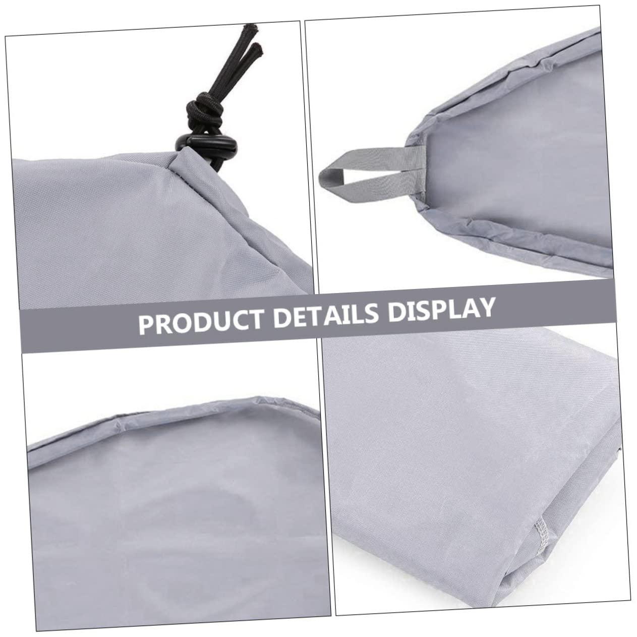 BESPORTBLE BESPORTBLE 2pcs Kayak Cover Kayak Supplies Sun-Proof Cover Kayak Plug Canoe Cover Dry Bags Waterproof Sunblock Kayak Boat Seat Kayaks Sun Protection Cover Polyester Silver Coated Cloth