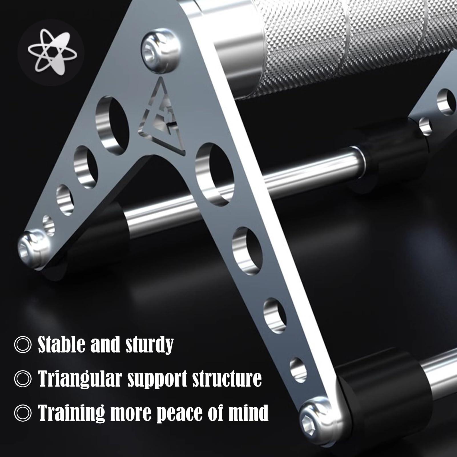 ERRULAN ERRULAN Push Up Stands for Fitness Training - Stainless Steel Pushup Bars with Non-Slip Handle, Lightweight Fitness Bars for Home & Workout