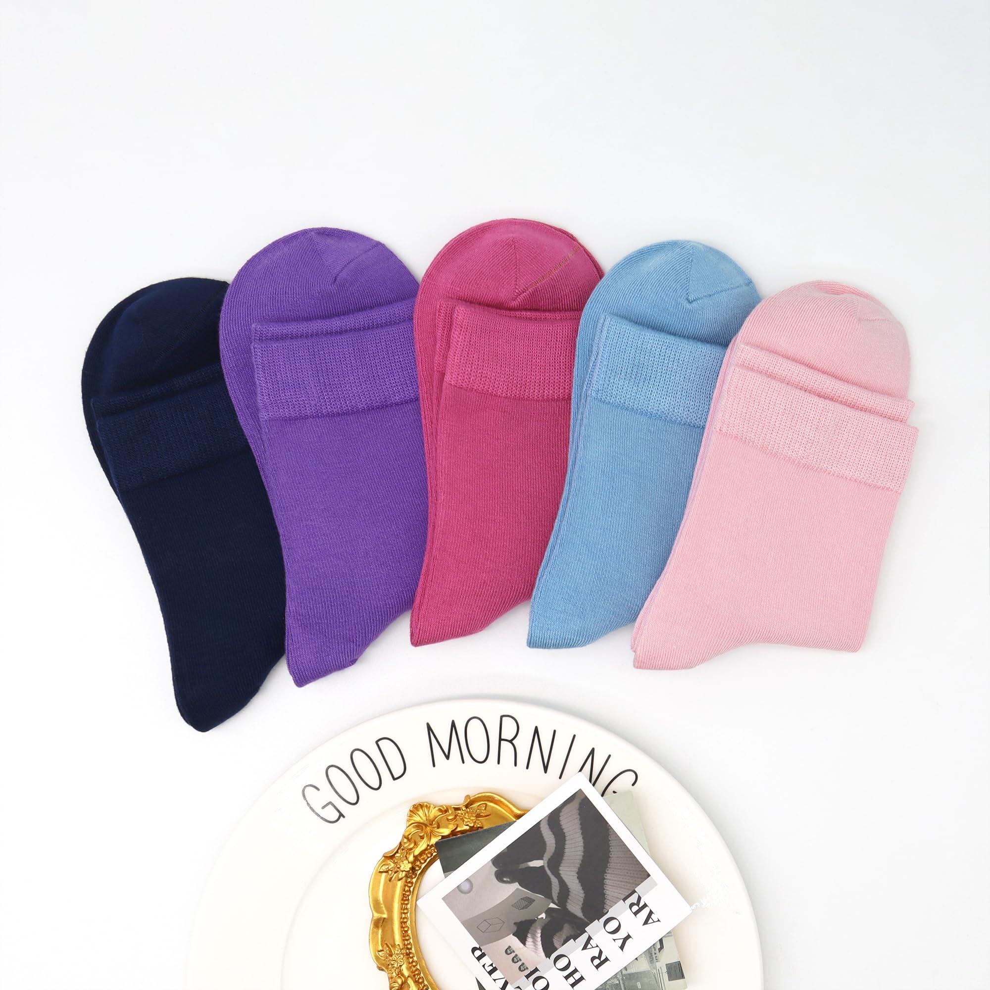 Sakusock Sakusock Women's Navy Blue Ankle Length Crew Socks 5 Pairs (3-7, 8-11) 5 Count