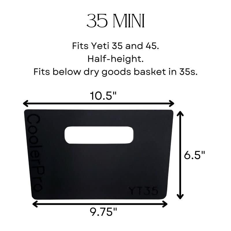 BottlePro CoolerPro - Cooler Dividers Compatible with YETI Tundra, Made in USA