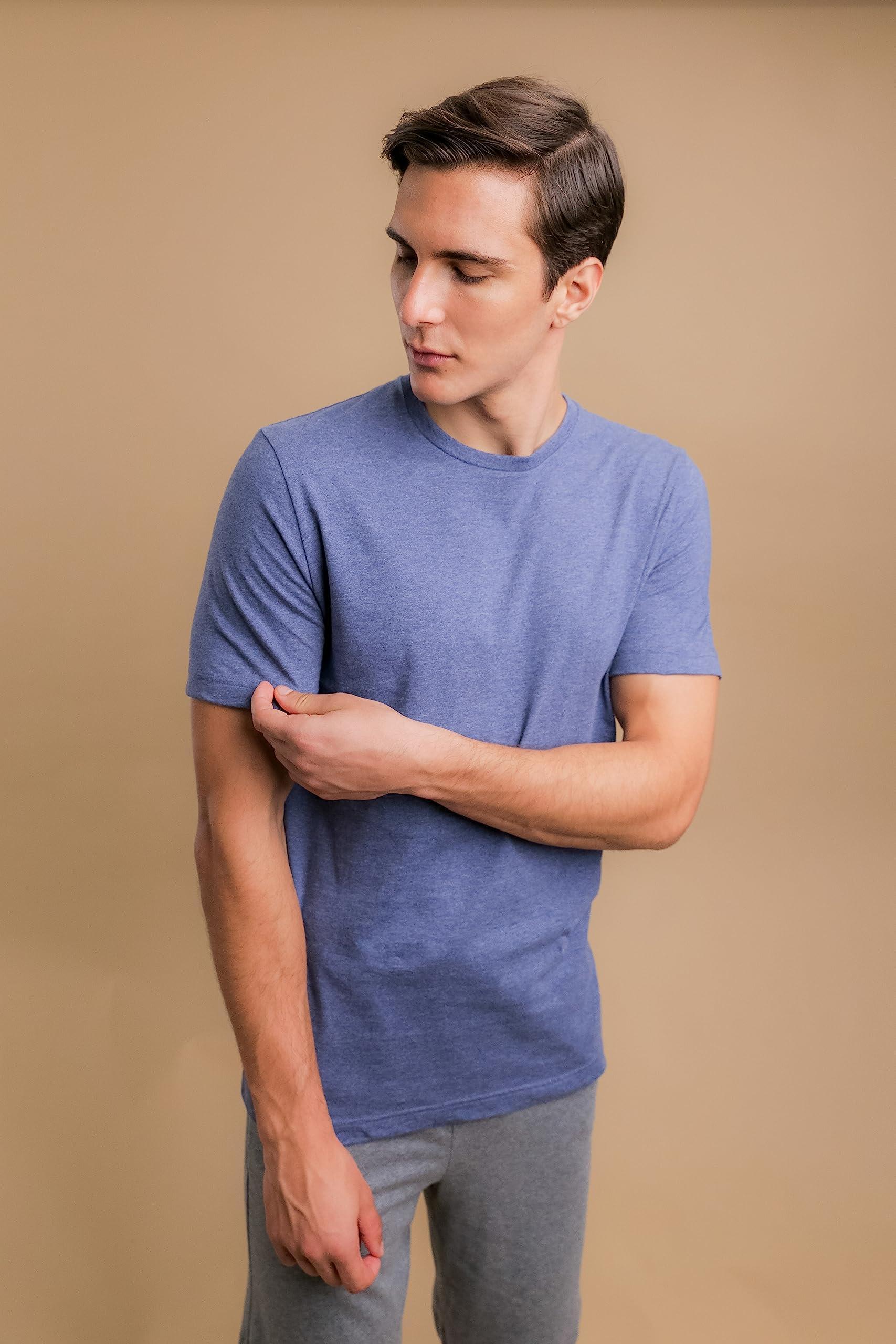 Cottonique Cottonique Hypoallergenic T-Shirt for Men with Skin Allergies and Sensitive Skin