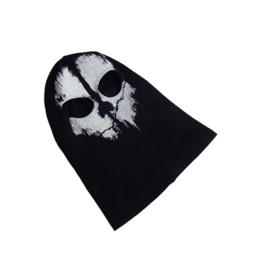 SzBlaZe SzBlaZe Unisex Ghost Print Stocking Balaclava Mask Good For War Game Halloween Cosplay (Print 2)