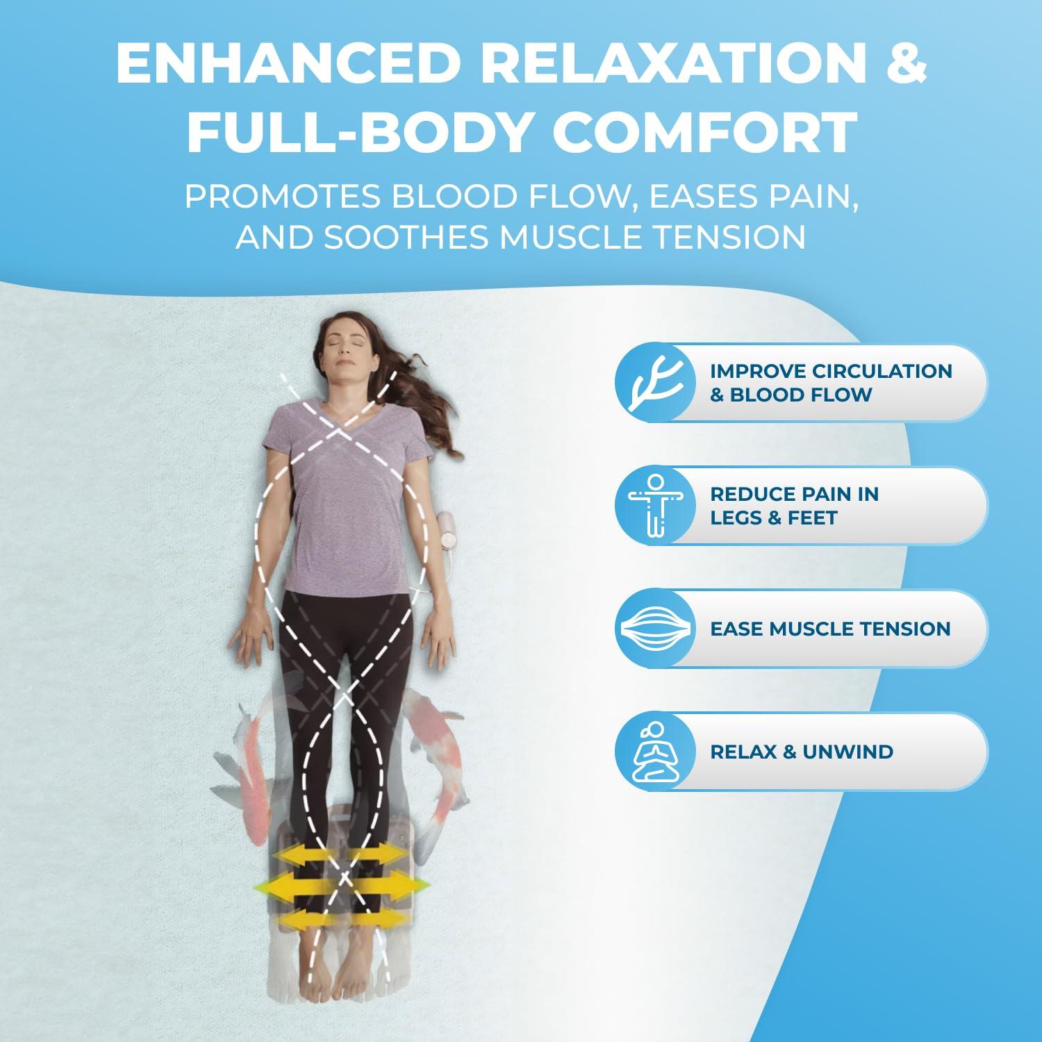 Daiwa Felicity Daiwa Felicity Chi Vitalizer Machine Original - Passive Aerobic Exerciser for Vitality Swing Shaking Exercise - Chi Machine Lymphatic Massager, Comfortable Padded Ankle Cradle for Full Body Relaxation