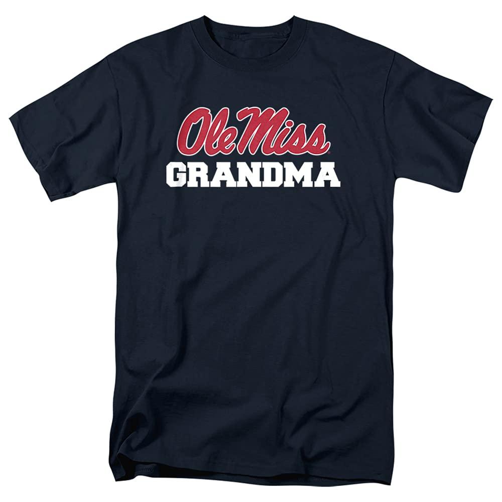 University of Mississippi University of Mississippi Ole Miss Official Grandma Unisex Adult T-Shirt, Navy, 3X-Large