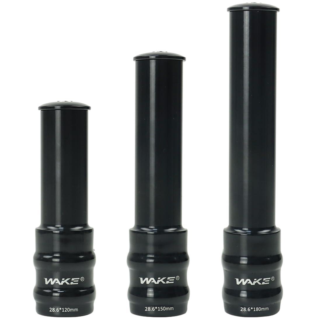 LITEONE Bike Handlebar Extender Bicycle Fork Stem Riser Mountain Bike Handle Bar Extension for Mountain Bike, Road Bike, Mtb, Bmx, 150mm Height (Aluminium Alloy, Adjustable, Black)