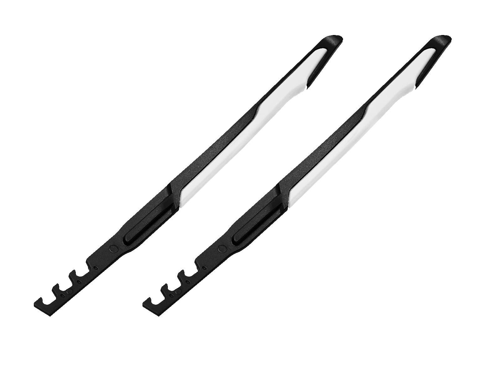 Glintbay Glintbay Temple Slider for Oakley JAW-BREAKER OO9290 Sunglasses - Black Temple with White Sock