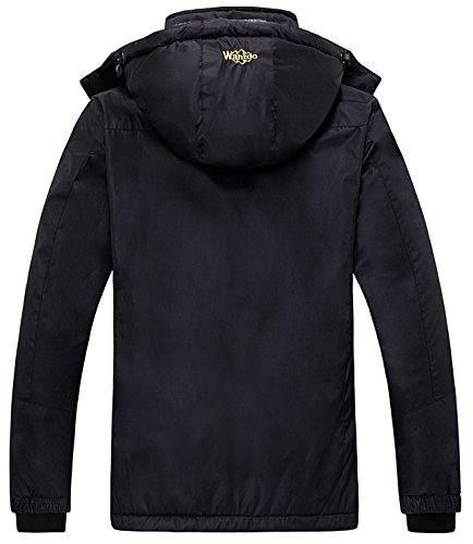 wantdo Wantdo Women\'s Mountain Waterproof Fleece Ski Jacket Windproof Rain Jacket, Small, Black