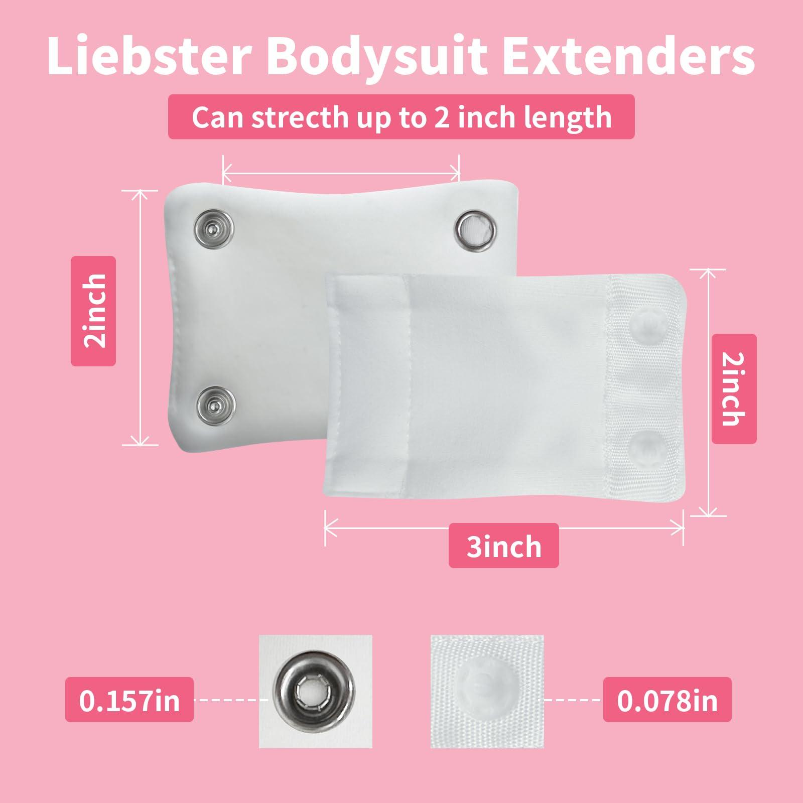 Liebster Liebster Women's Shapewear Bodysuit Extender - Plastic and Metal Snaps for Adjustable Fit & Comfort