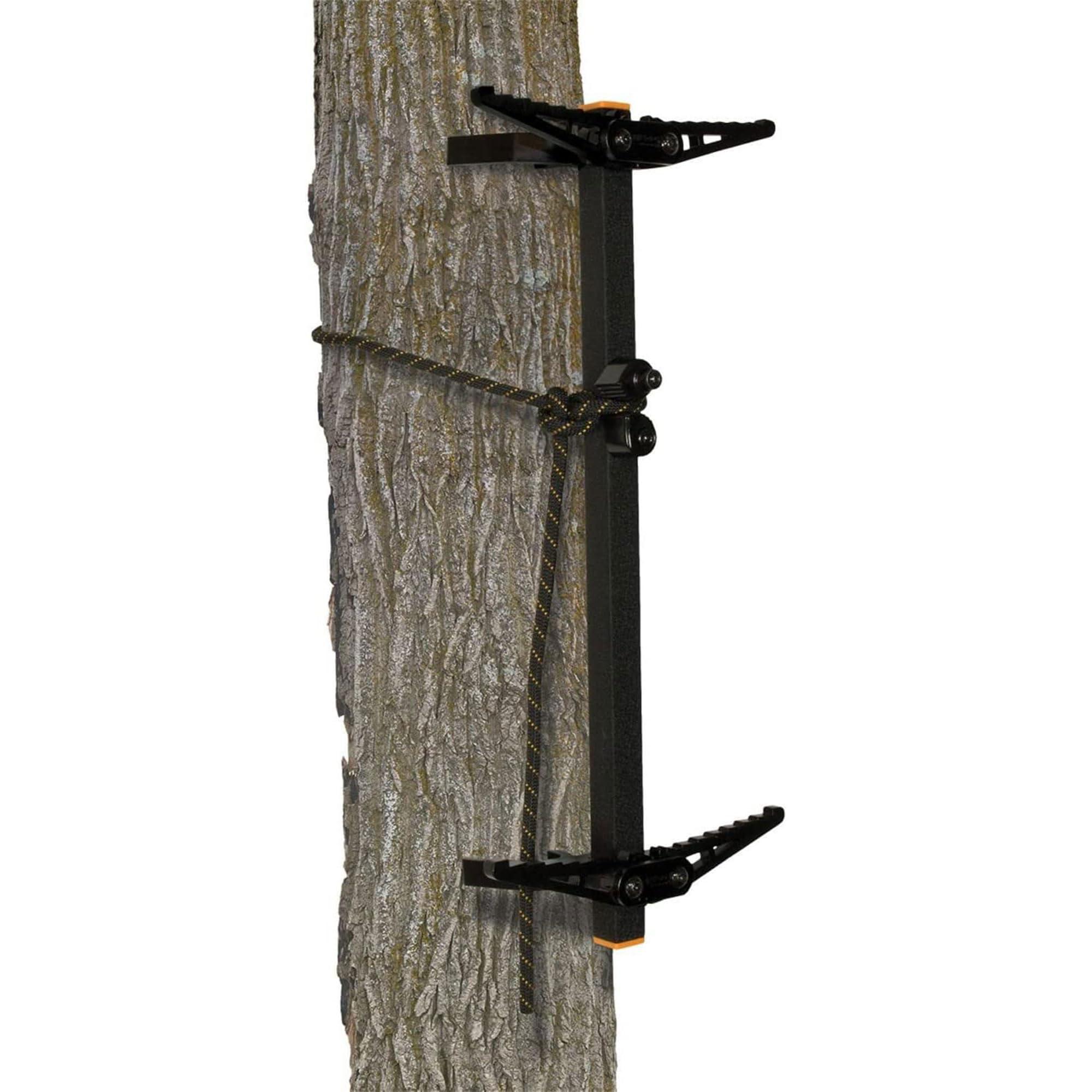 Muddy MUDDY Pro 20-Inch Aluminum Climbing Stick with Built-in Teeth and Aluminum Bark Biters for Crooked or Straight Trees (4-Pack)
