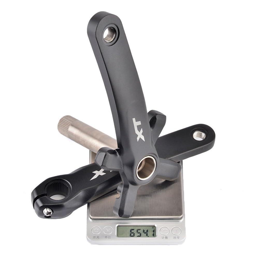 LSRRYD Mountain Bike Crankset 68-73 BB 170mm 175mm 104 BCD with Chainring and Bolts Hollow Integrated crank arm set 32T 34T 36T 38T 40T 42T for Mountain Bike BMX Road Bicyle ( Color : 42T , Size : 175mm )