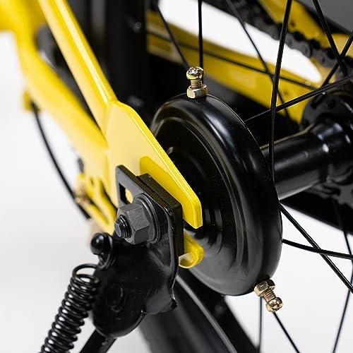 RoyalBaby Royalbaby EZ Kids Bike, 16 Inch Balance Pedal Convertable Bicycle, Easy Learn Balancing to Biking Boys Girls Ages 4-7 Years Beginners, 16" Wheel Pink