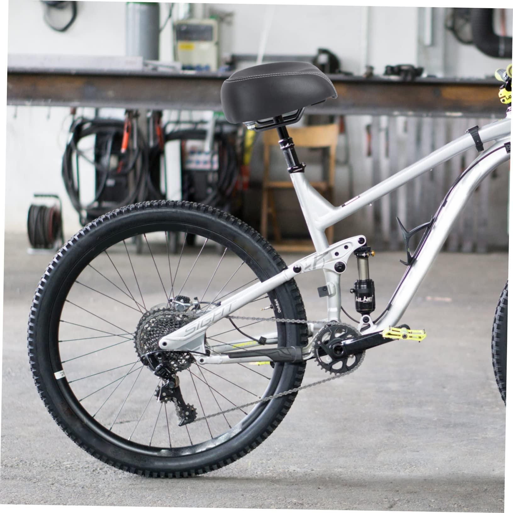 KOMBIUDA KOMBIUDA Ergonomic Absorption Saddle Bike Seat Comfortable Bike Seat Cover for Indoor/Outdoor Cycling