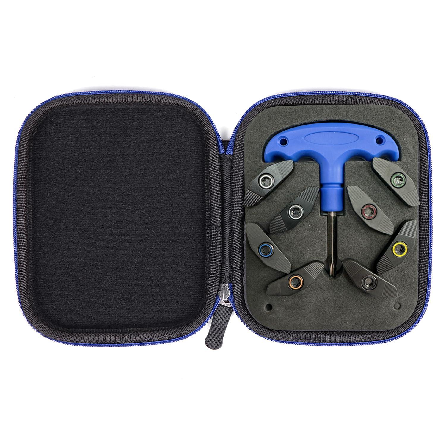 Gofotu Gofotu 8pcs/Set Golf Driver Weight Compatible with Titleist GT2 GT4 Driver/GT2 Fairway Head Weight 3g,5g,7,g,9g,11g,13g,15g,17g+Wrench+Case