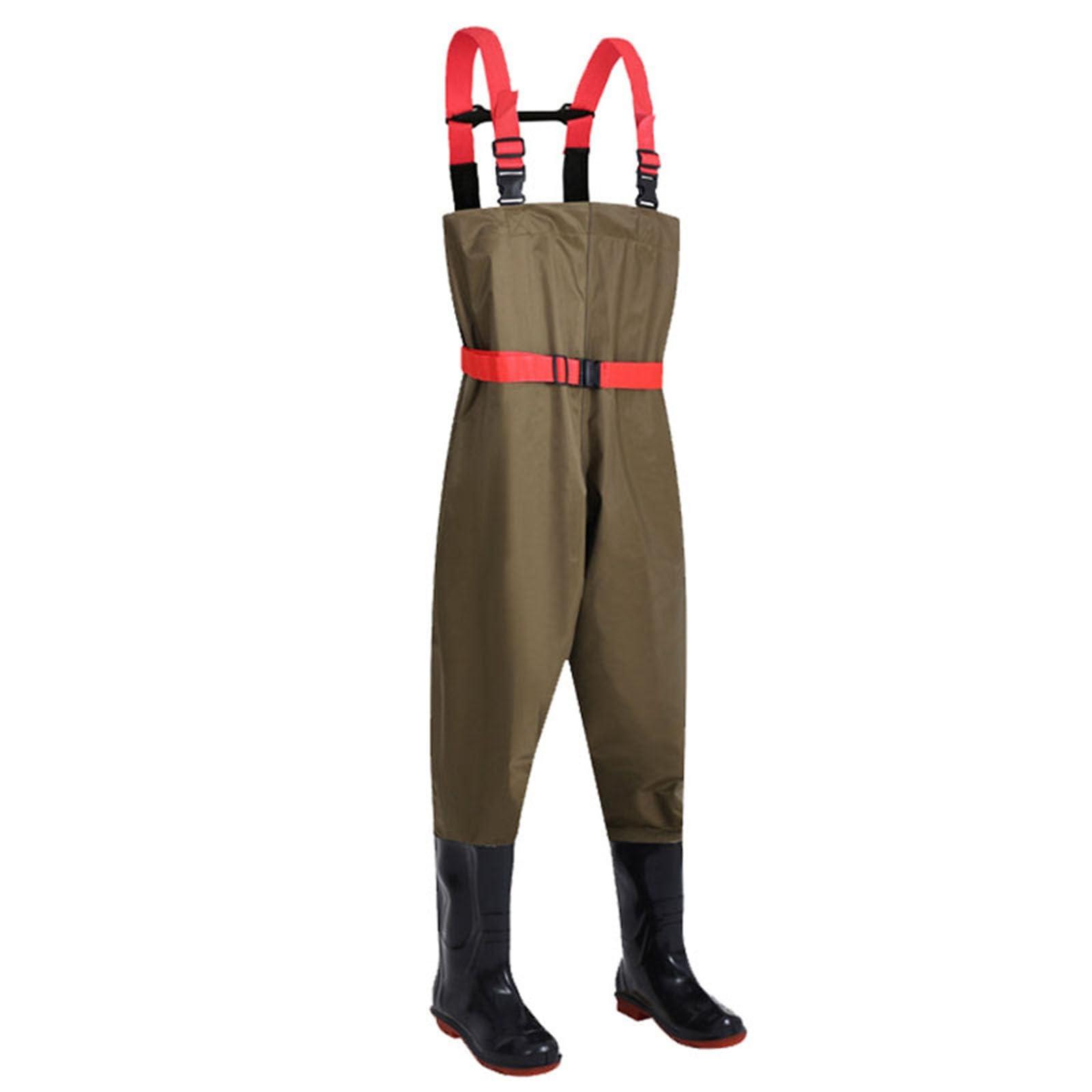 MeuNic MeuNic Waders with Boots, Waterproof Neoprene Chest Waders for Women, Duck Hunting & Fishing Insulated Hunting Waders- Yellow,11