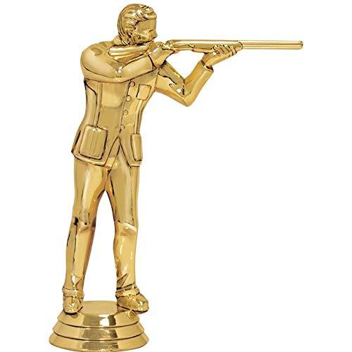 Crown Awards Crown Awards Trap Shooter Trophy, 11" Silver Cup Trap Shooting Trophies Includes Free Engraving, 10 Pack
