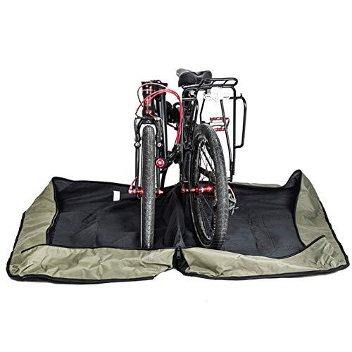 CamGo CamGo 20 Inch Folding Bike Bag - Wear-Resistant Bicycle Travel Case Outdoors Bike Transport Bag for Cars Train Air Travel (Army Green, 20 inch)
