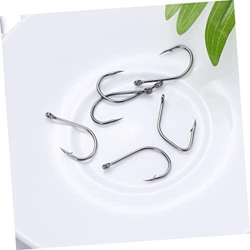 BESPORTBLE BESPORTBLE High Carbon Steel Fishing Treble Hooks Set 100 Pcs for Bass Pike Freshwater Saltwater Sturdy and Non-Corrosive