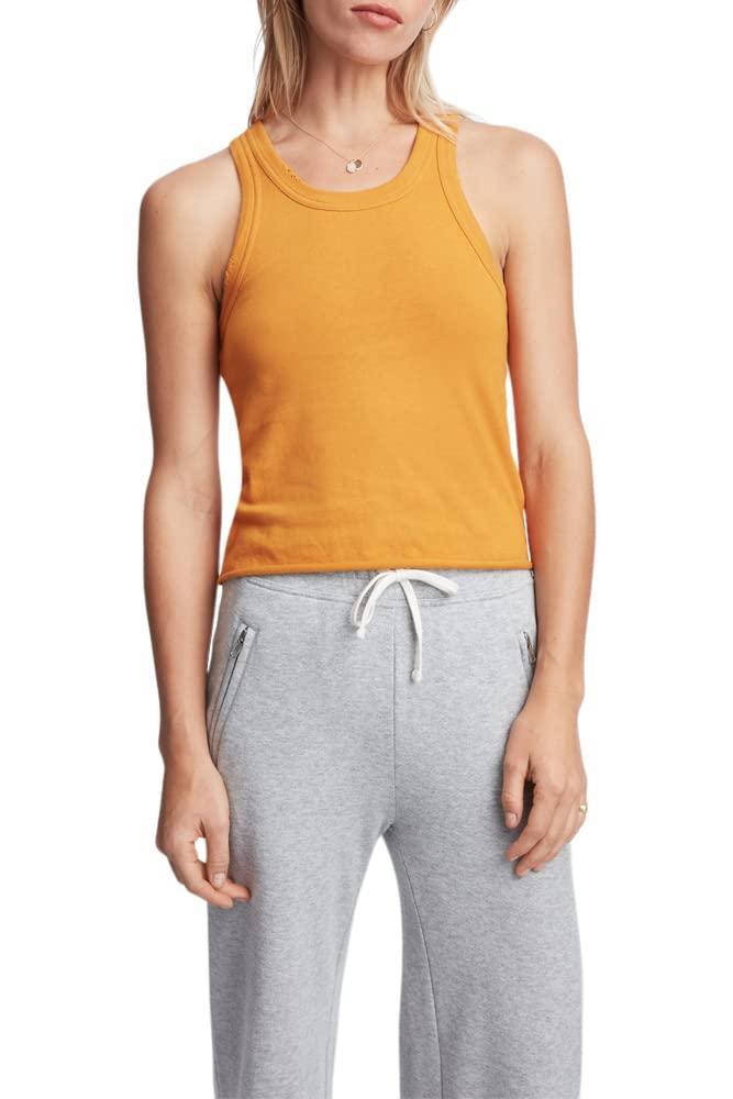 Bandier Bandier x Sincerely Jules_The Willow Scoop Neck Tank Goldenrod-XL