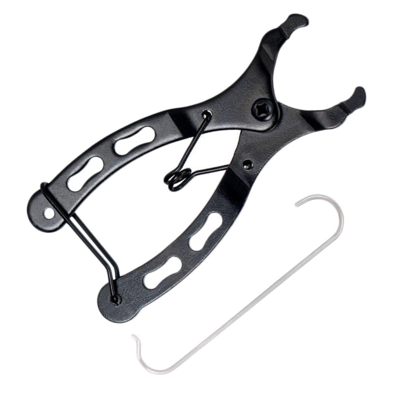balacoo balacoo Repairing Tools Chain Link Removal Link Pliers Friction Shifter Chain Plier Quick Link Padded Shorts Chain Repair Tool Bike Feet Holders for Stretching Tools for Wrench, 9.2X4X0.5cm, Black