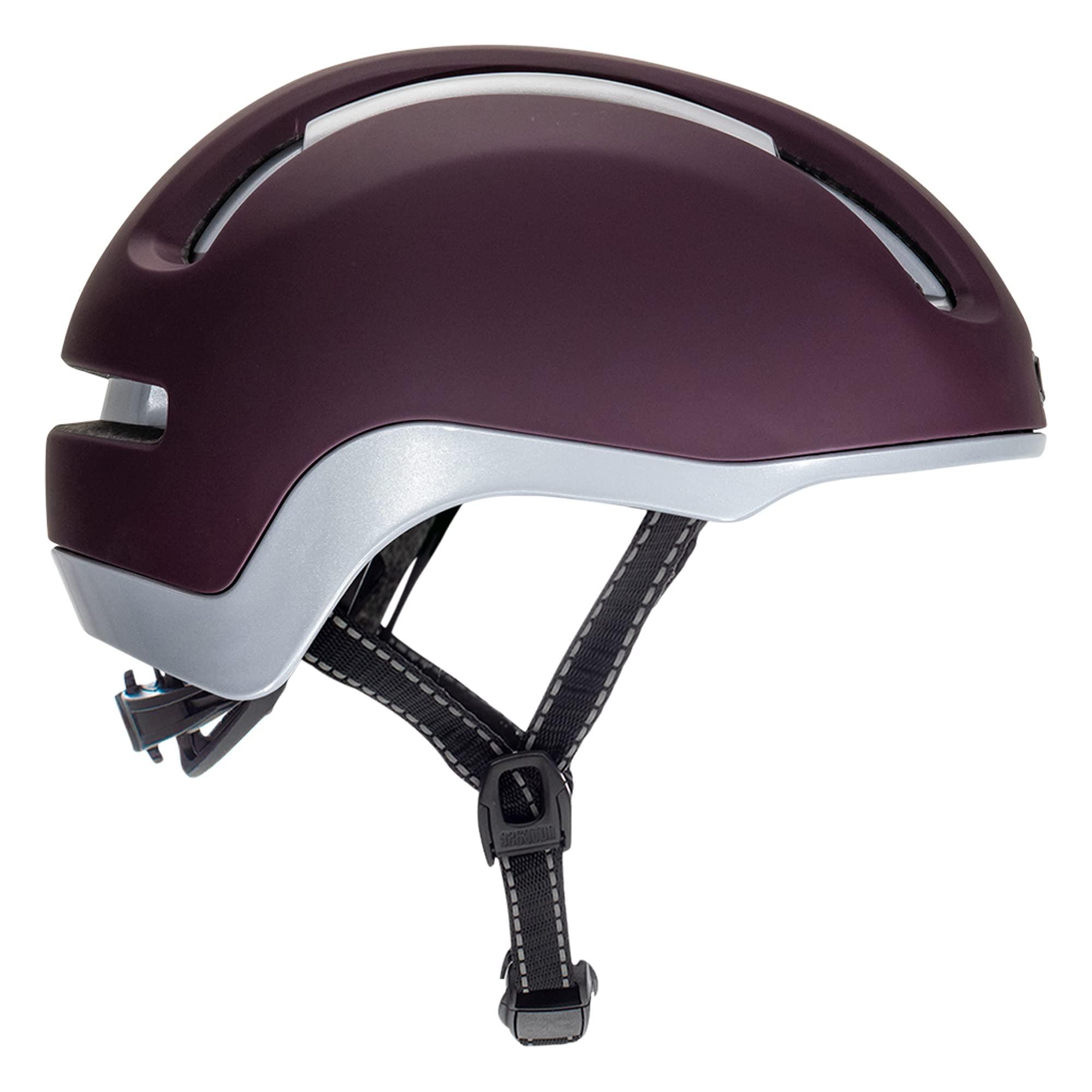 Nutcase Nutcase, VIO Adventure Bike Helmet and MIPS Protection for Road Cycling and Commuting - Plum MIPS - Large/Extra Large