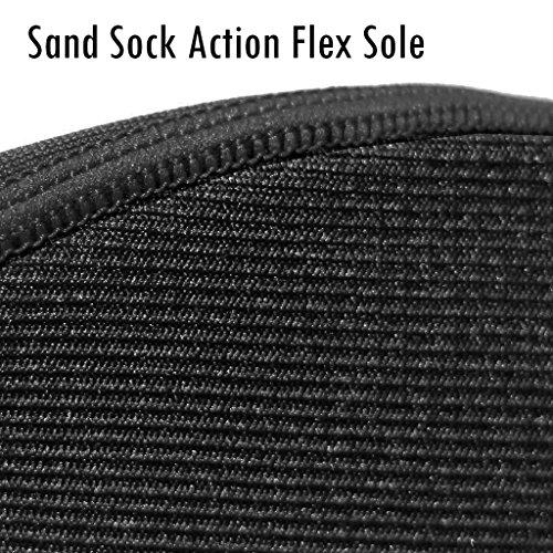 Sand Socks Sand Socks Vincere for Soccer, Volleyball, Snorkeling XL Black