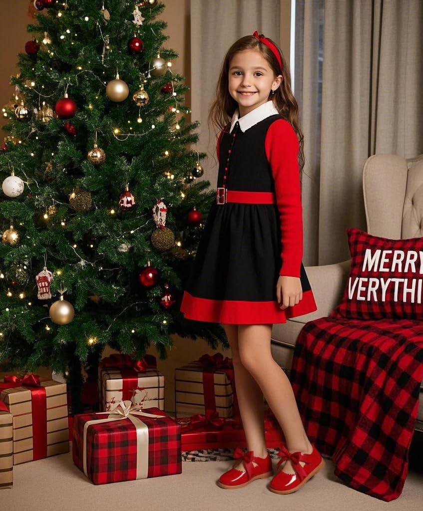 Felix & Flora Felix & Flora Toddler Little Red Girl Mary Jane Dress Shoes Size 6 - Ballet Flats Girl Party School Wedding