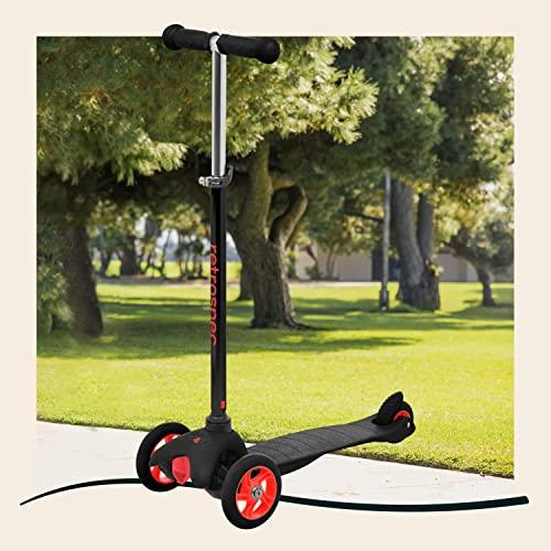 Retrospec Retrospec Chipmunk Kick 3 Wheel Scooter for Kids, Toddlers, Girls & Boys - Padded Handlebars, PU Wheels, & Extra Wide Non-Slip Deck - Children 5 Years & Up - Ladybug