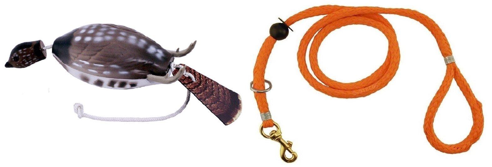 Dokken Dokken Ruffed Grouse Dog Training Dummy and Pro6 5-in-1 Leash GR-100/RLX100