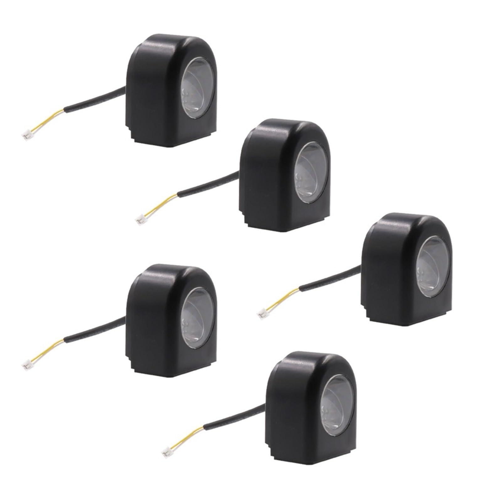 huiyany huiyany Scooter Lights 1/3/5PCS Front Lamp Electric Scooter Headlight Led Light Safty Warning Lights Compatible with Xiaomi Mijia M365/Pro Skateboard Accessories(5PC)