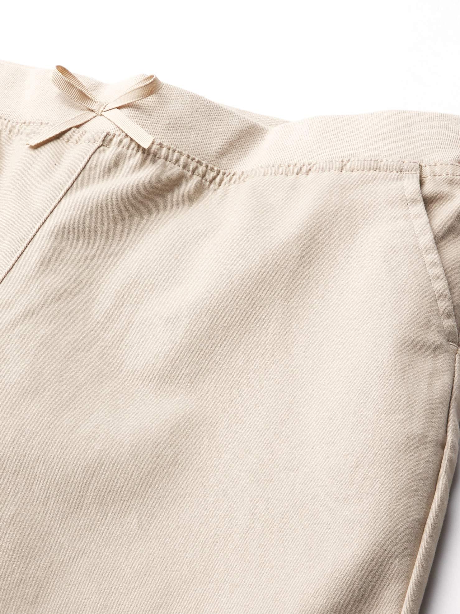 Nautica Nautica Girls' School Uniform Bermuda Shorts, Fit, Stretchy Material, Functional Pockets, Khaki Pull-On, 6X