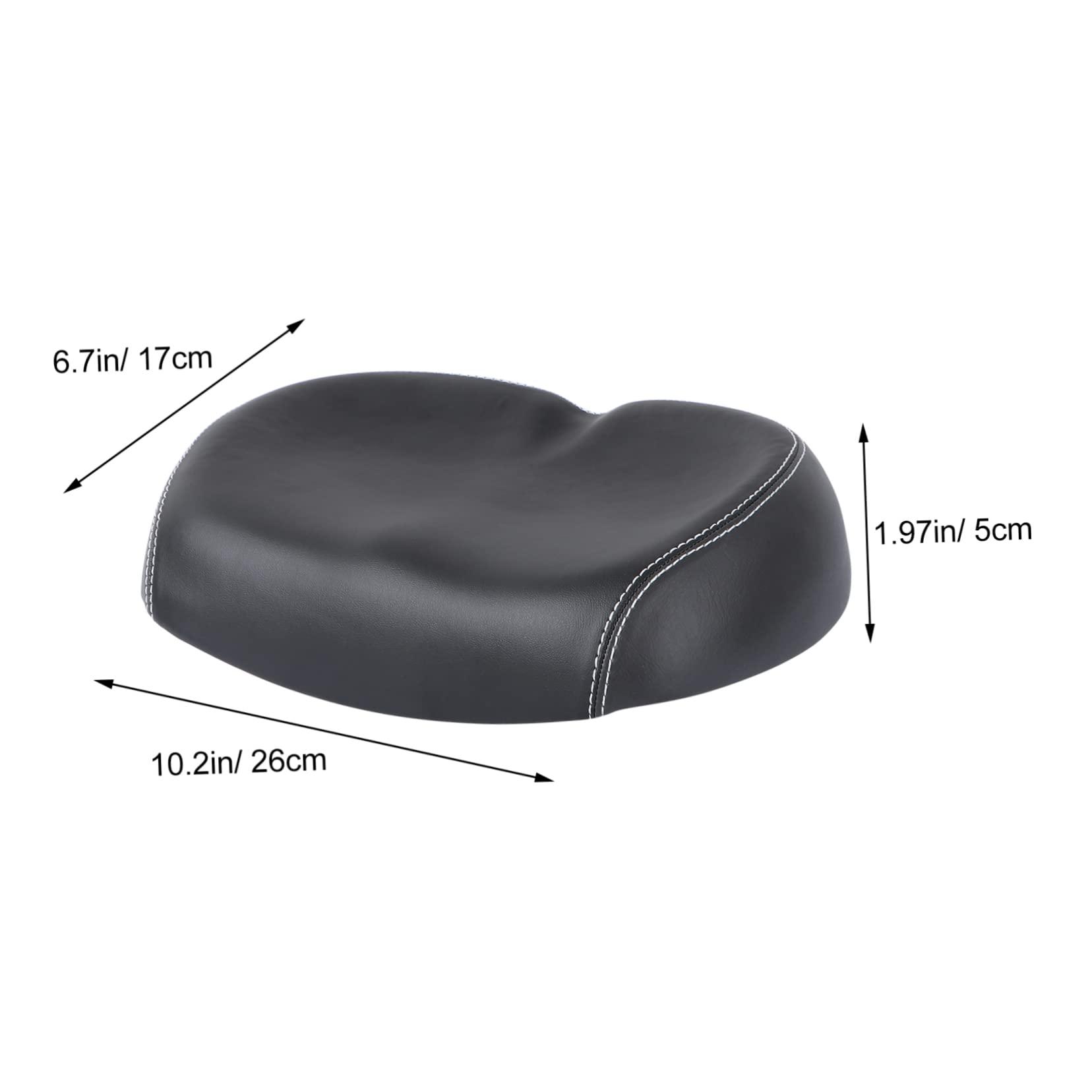 KOMBIUDA KOMBIUDA Ergonomic Absorption Saddle Bike Seat Comfortable Bike Seat Cover for Indoor/Outdoor Cycling