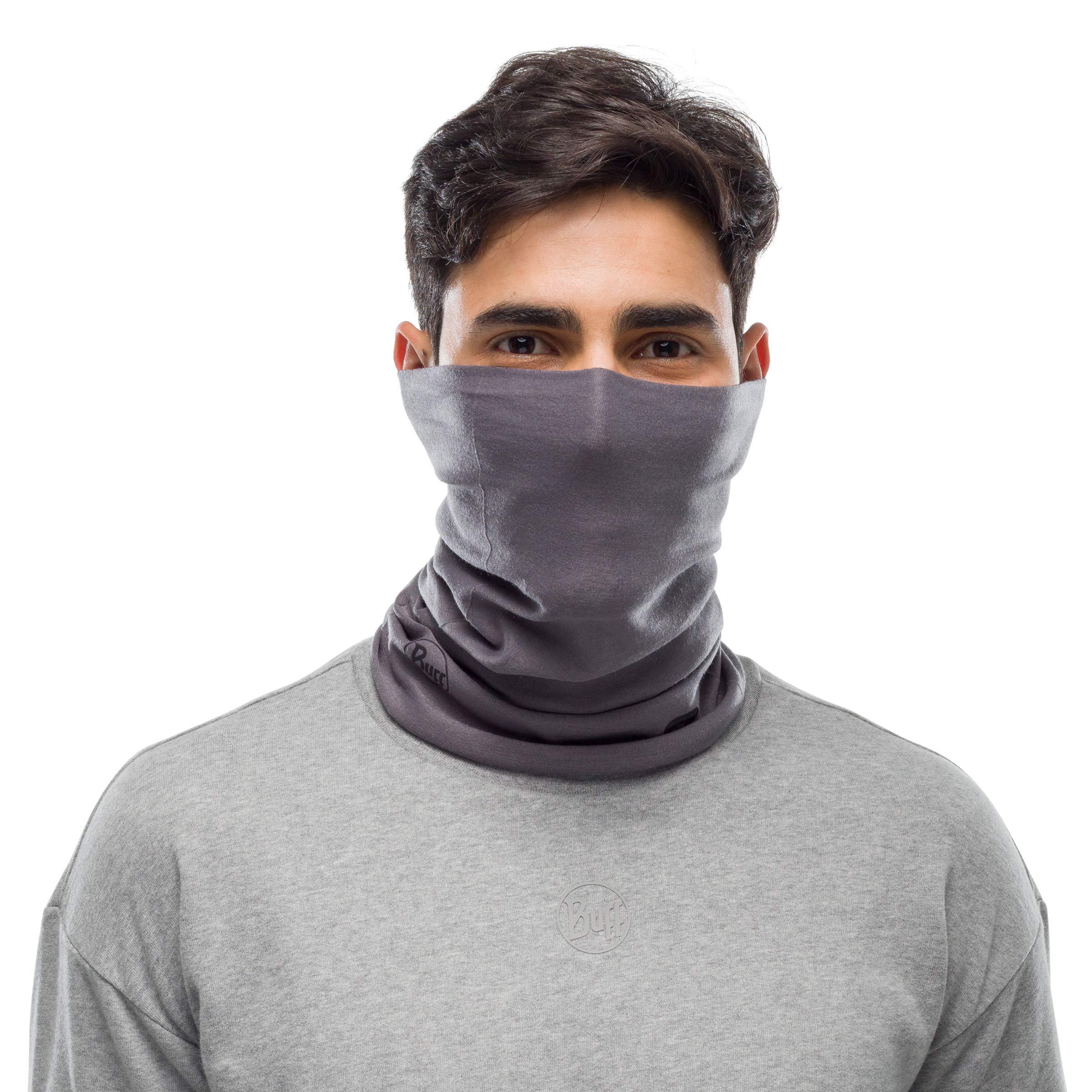 BUFF BUFF Original EcoStretch Neck Gaiter, UPF 50 Sun Protection, Breathable, Versatile, Quick Dry Face Mask, Castlerock Grey, Adult Size